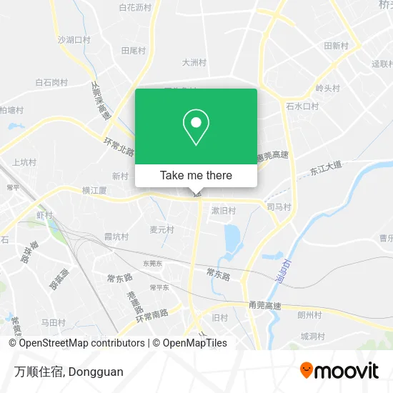 万顺住宿 map