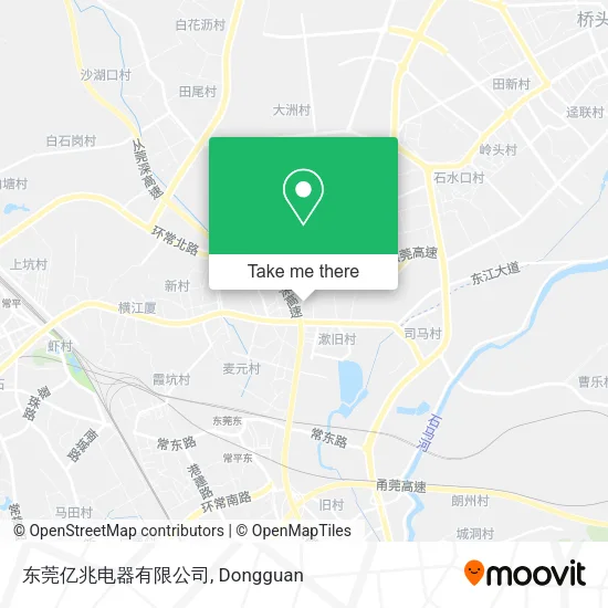 东莞亿兆电器有限公司 map