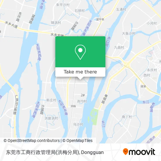 东莞市工商行政管理局(洪梅分局) map