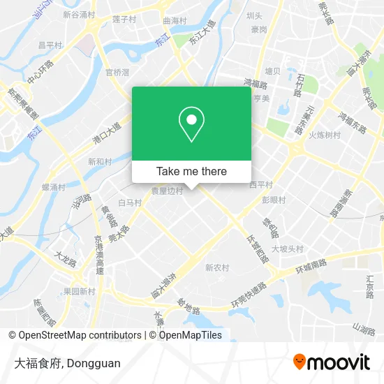 大福食府 map