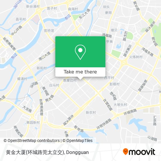 黄金大厦(环城路莞太立交) map