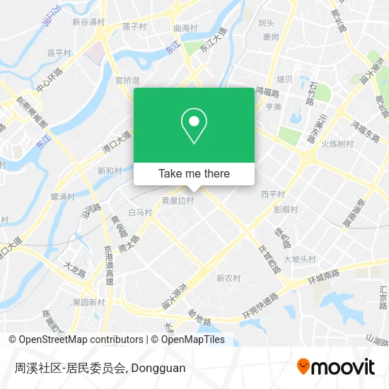 周溪社区-居民委员会 map