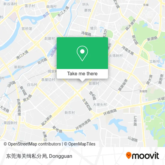东莞海关缉私分局 map