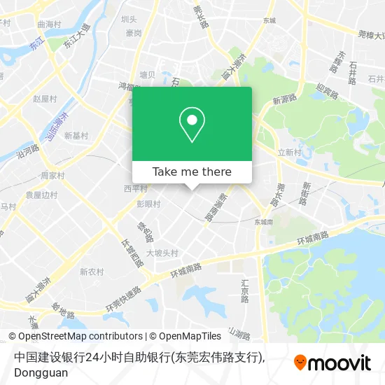 中国建设银行24小时自助银行(东莞宏伟路支行) map