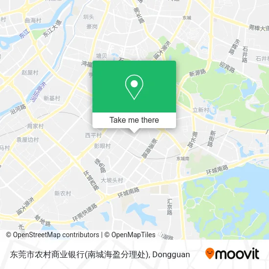 东莞市农村商业银行(南城海盈分理处) map