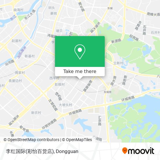 李红国际(彩怡百货店) map