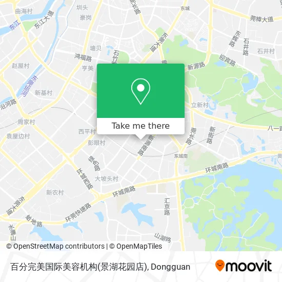 百分完美国际美容机构(景湖花园店) map