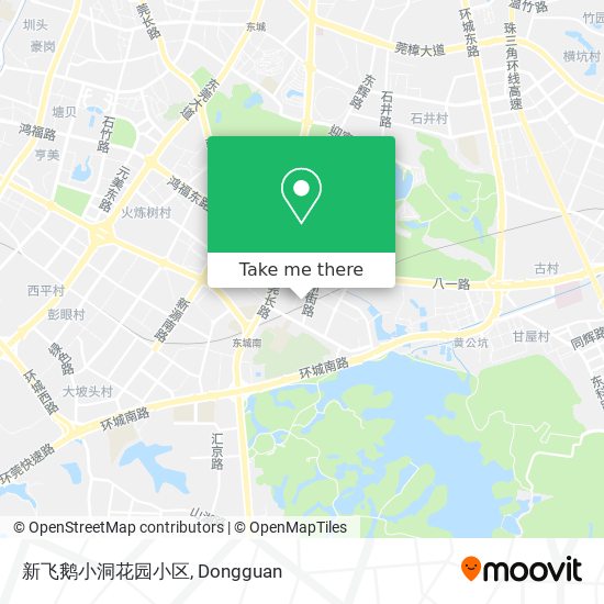 新飞鹅小洞花园小区 map