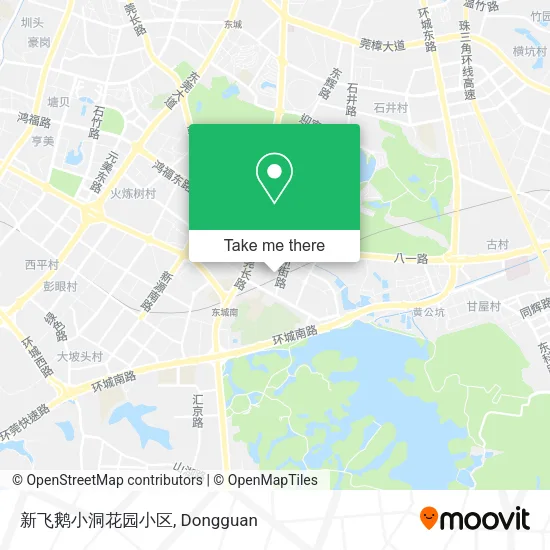 新飞鹅小洞花园小区 map