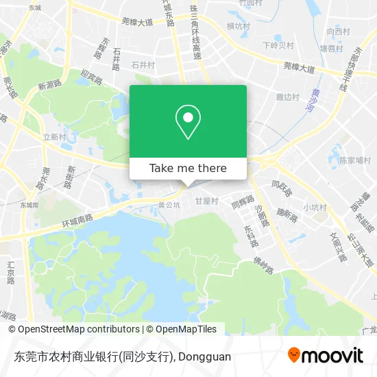 东莞市农村商业银行(同沙支行) map
