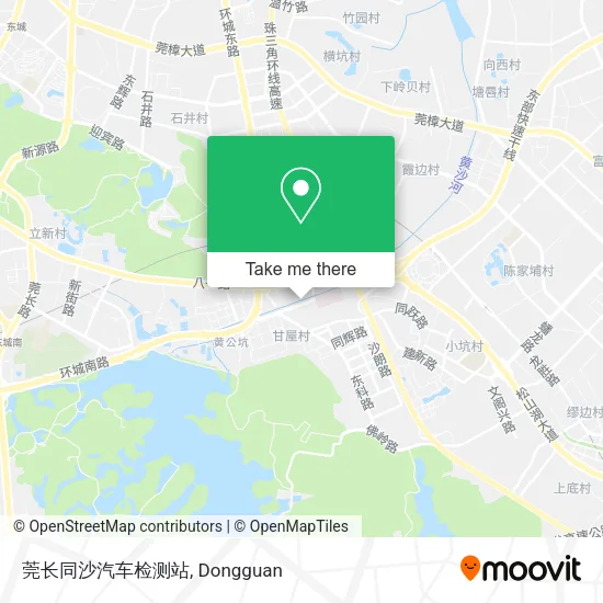 莞长同沙汽车检测站 map