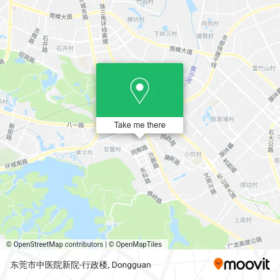东莞市中医院新院-行政楼 map