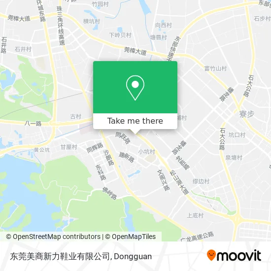 东莞美商新力鞋业有限公司 map