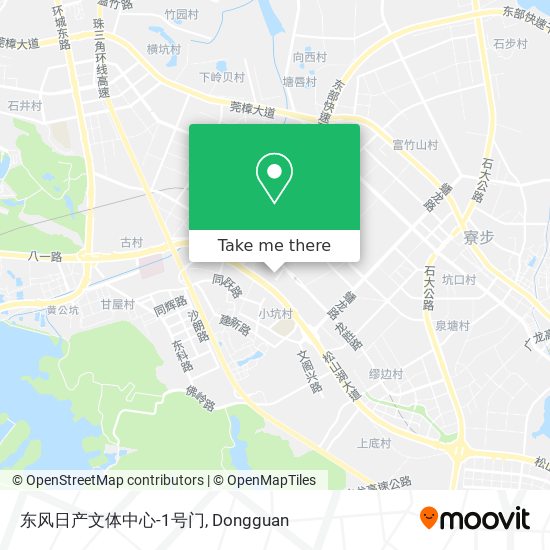 东风日产文体中心-1号门 map