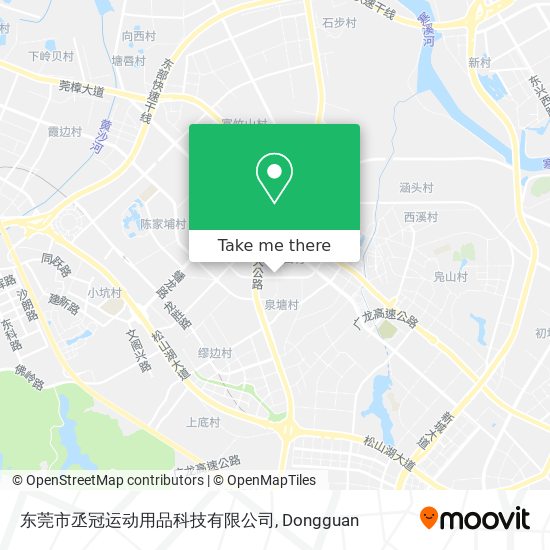 东莞市丞冠运动用品科技有限公司 map