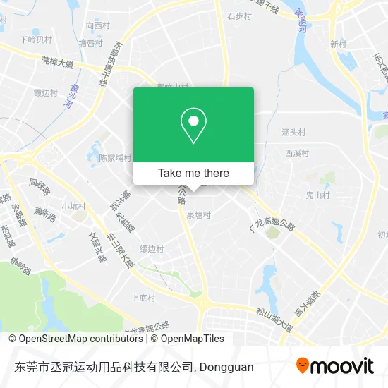 东莞市丞冠运动用品科技有限公司 map