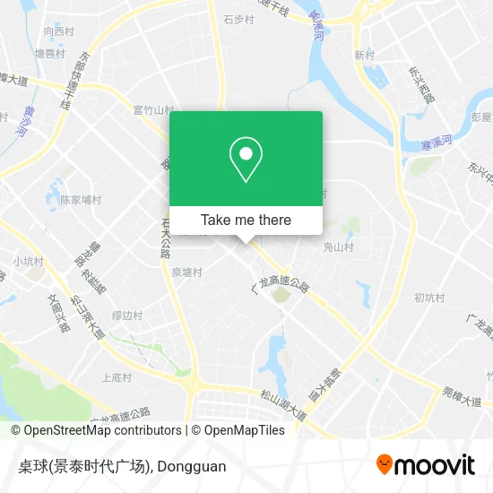 桌球(景泰时代广场) map