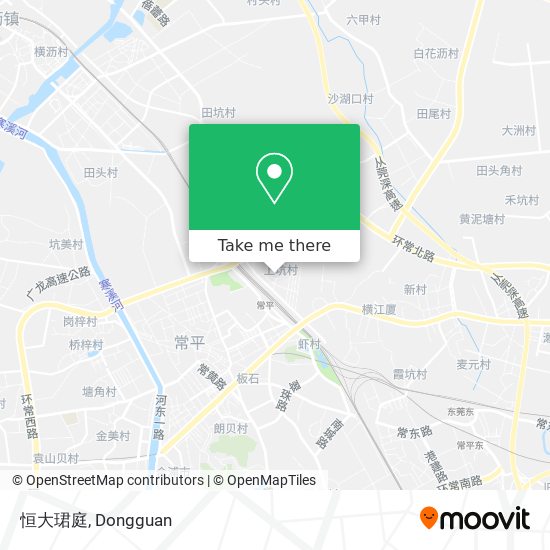 恒大珺庭 map