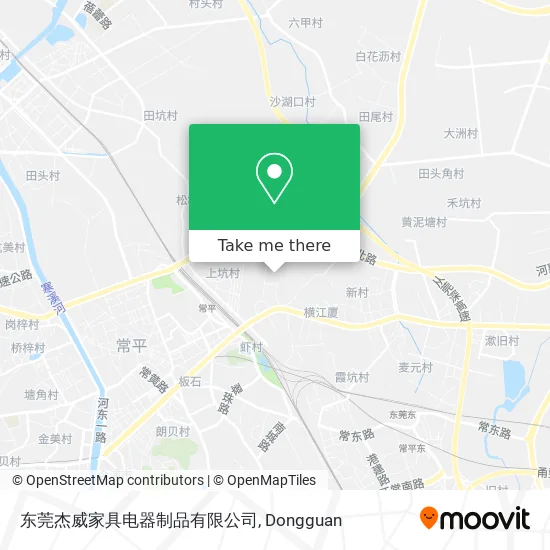 东莞杰威家具电器制品有限公司 map