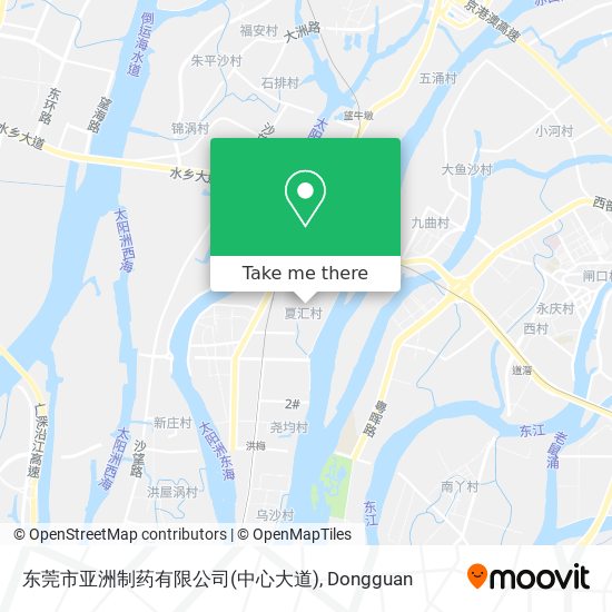 东莞市亚洲制药有限公司(中心大道) map