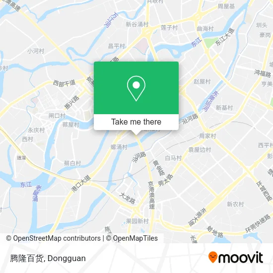 腾隆百货 map
