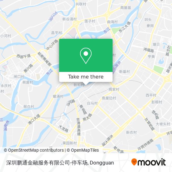 深圳鹏通金融服务有限公司-停车场 map