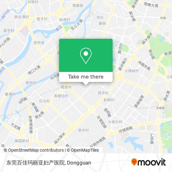 东莞百佳玛丽亚妇产医院 map