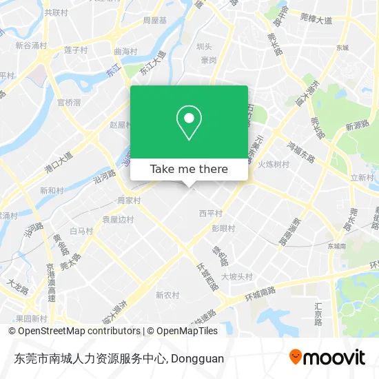 东莞市南城人力资源服务中心 map