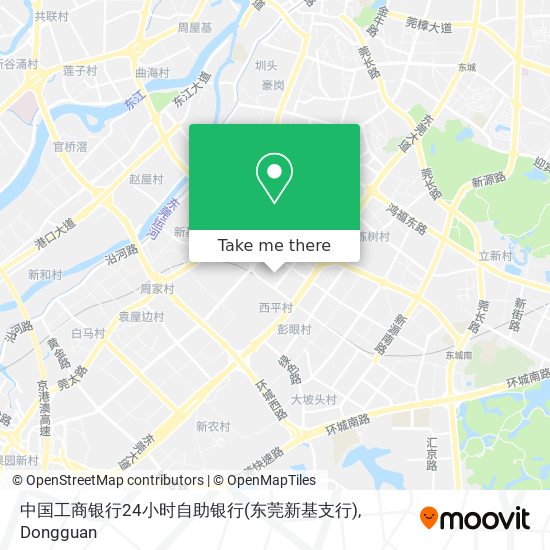 中国工商银行24小时自助银行(东莞新基支行) map