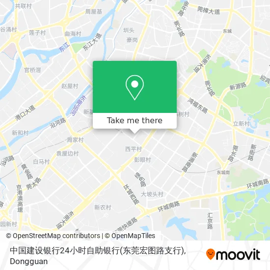 中国建设银行24小时自助银行(东莞宏图路支行) map