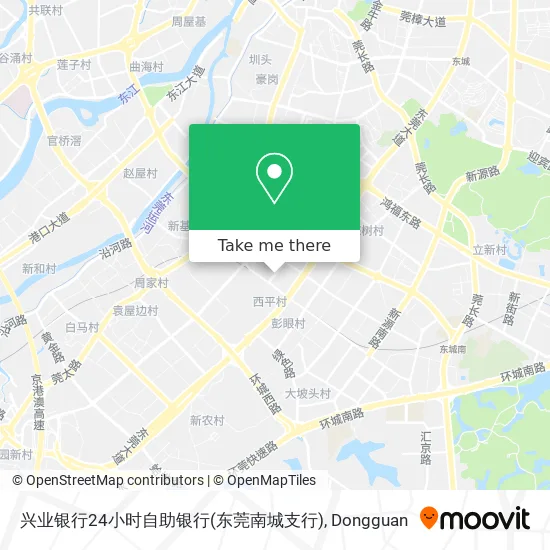 兴业银行24小时自助银行(东莞南城支行) map
