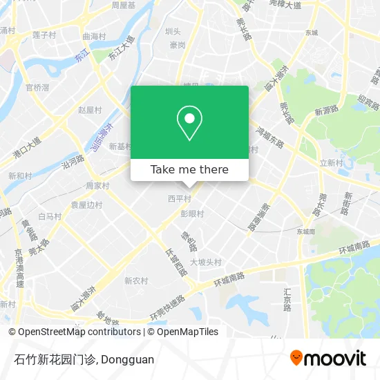 石竹新花园门诊 map