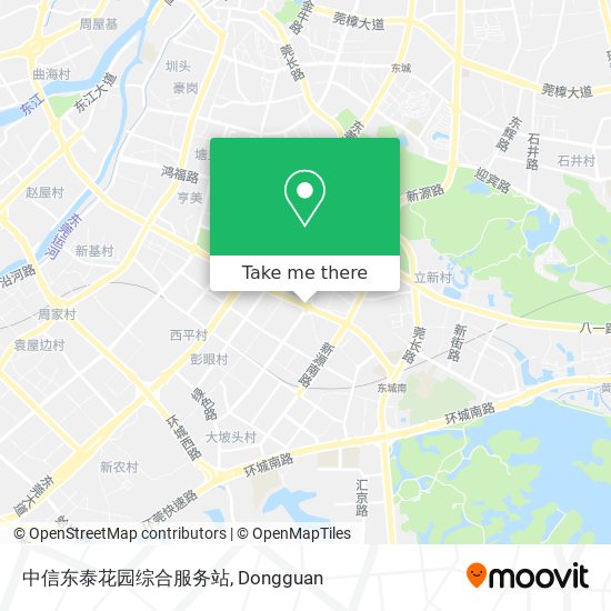 中信东泰花园综合服务站 map
