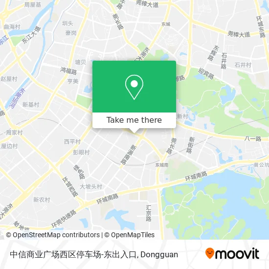 中信商业广场西区停车场-东出入口 map