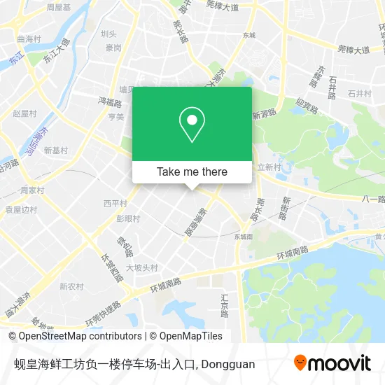 蚬皇海鲜工坊负一楼停车场-出入口 map