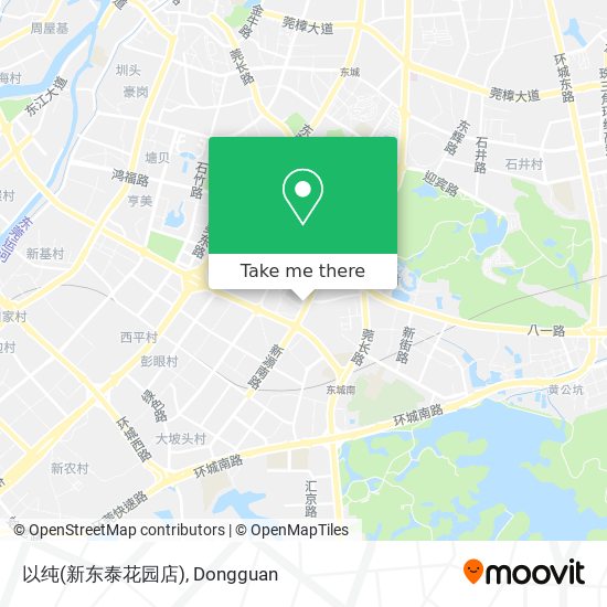 以纯(新东泰花园店) map