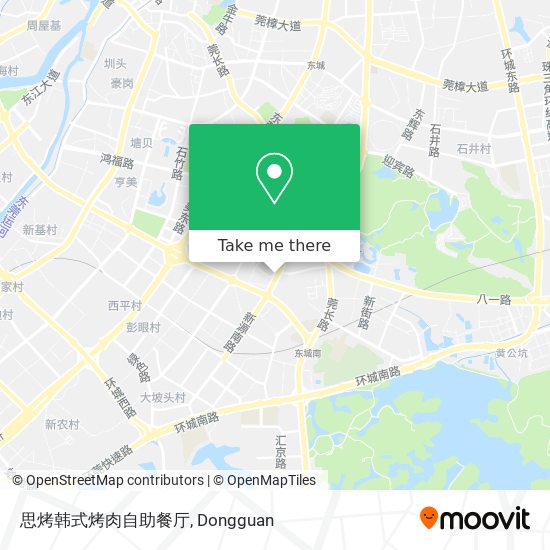 思烤韩式烤肉自助餐厅 map