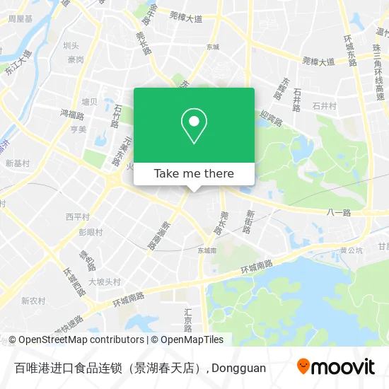 百唯港进口食品连锁（景湖春天店） map