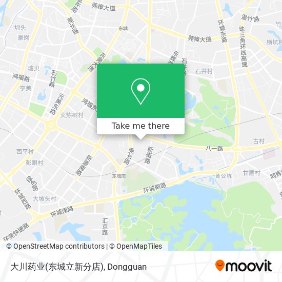 大川药业(东城立新分店) map