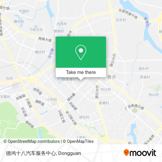 德鸿十八汽车服务中心 map
