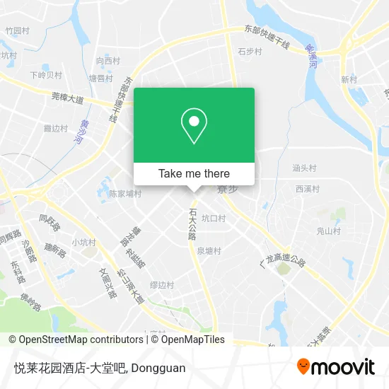 悦莱花园酒店-大堂吧 map