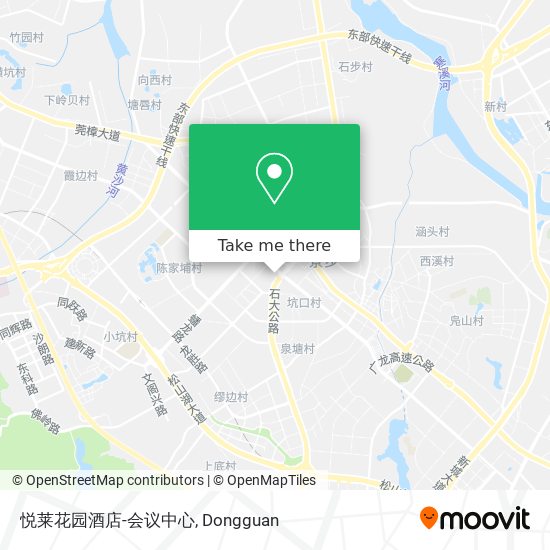 悦莱花园酒店-会议中心 map