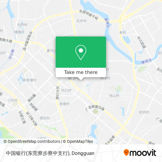 中国银行(东莞寮步寮中支行) map