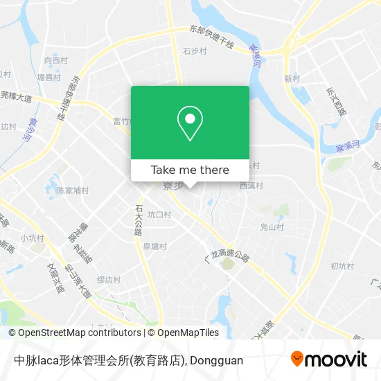 中脉laca形体管理会所(教育路店) map