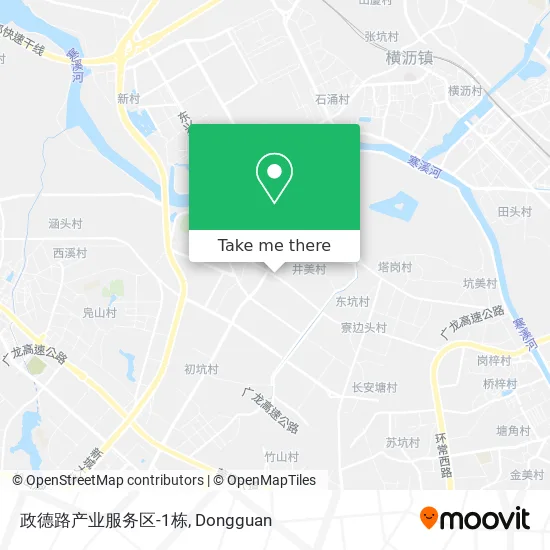 政德路产业服务区-1栋 map