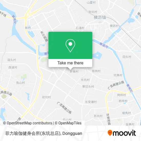 菲力瑜伽健身会所(东坑总店) map