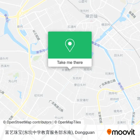 富艺珠宝(东坑中学教育服务部东南) map