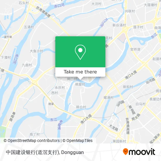 中国建设银行(道滘支行) map