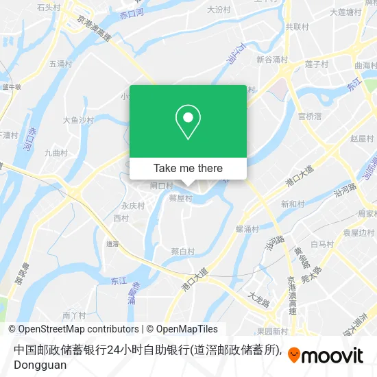 中国邮政储蓄银行24小时自助银行(道滘邮政储蓄所) map