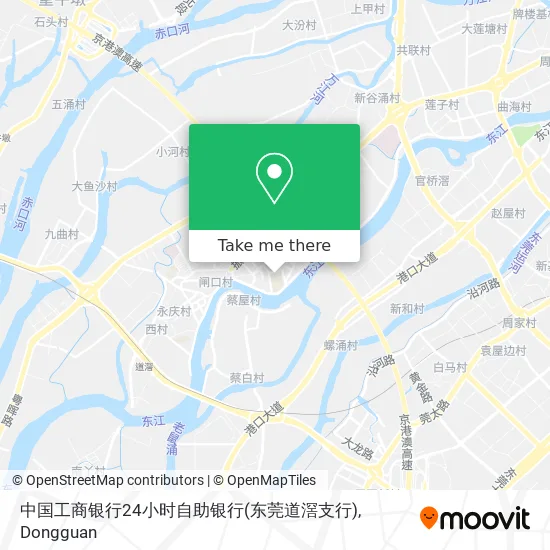 中国工商银行24小时自助银行(东莞道滘支行) map